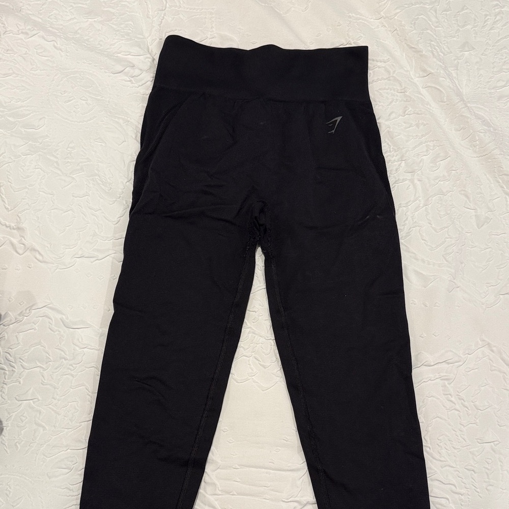 Gymshark Kids Jet Black Leggings